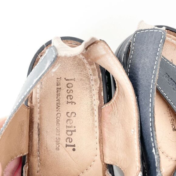 Josef Seibel Womens Airped The European Comfort Shoes Sandals Blue Gray Size 41 - Picture 6 of 6
